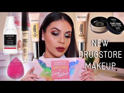 TESTING NEW DRUGSTORE MAKEUP 2019: FULL FACE OF FIRST IMPRESSIONS + WEAR TEST! | JuicyJas - UCqTR5f7YkGro3cPv23SqcqQ