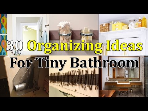 30 Brilliant Organizing Ideas For Tiny Bathroom - UC-bxtBkk7wNsA5T1Po1fcHQ