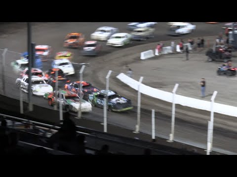 Dirt Crown  IMCA Stock Car Feature @ Huset's Speedway 2023 - dirt track racing video image