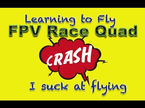 BEGINNER FPV QUAD RACER (PART 4) - CRASH, CRASH, CRASH! - Eachine Falcon 250 - UCm0rmRuPifODAiW8zSLXs2A