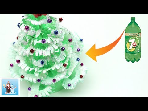 How to Transform Plastic Bottles Into a Christmas Tree  - DIY Art and Craft Ideas - UCq93Ny0pV-HZlZwLah7yozw