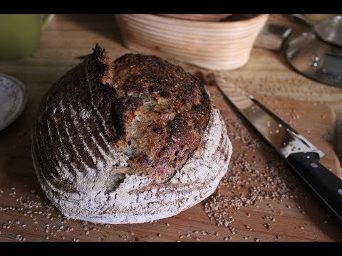 Five Seed Sourdough Bread | Tartine Style