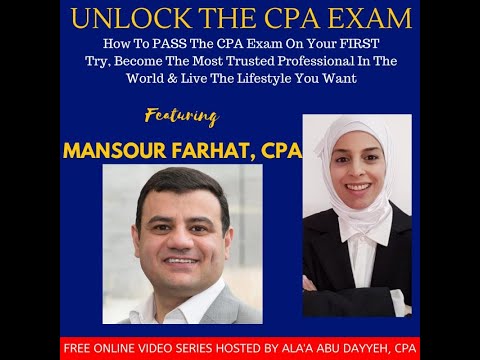 Interview W/Alaa Abu Dayyeh. Tips & advice on how to pass CPA Exam. How I started teaching & Youtube