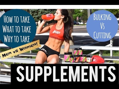 HOW TO TAKE SUPPLEMENTS: Bulking vs. Cutting, Men vs. Women / CREATINE FOR WOMEN? - UC-07j8SBVA5mHbiNWe2-jcw