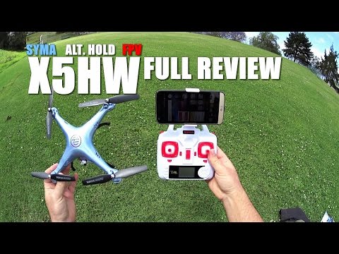 SYMA X5HW FPV Alt Hold QuadCopter -Full Review- [UnBox, Inspection, Setup, Flight Test, Pros & Cons] - UCVQWy-DTLpRqnuA17WZkjRQ