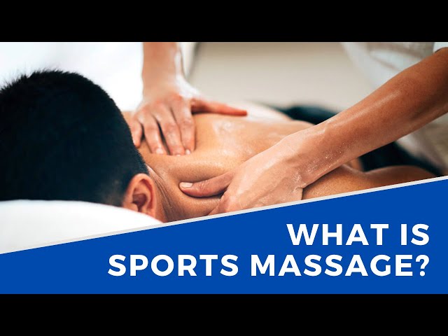 What Is Sports Massage Definition?