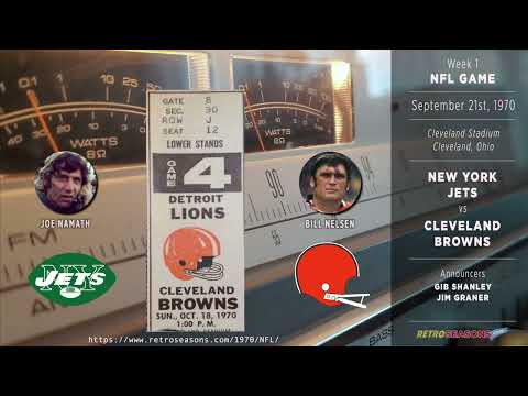 New York Jets vs Cleveland Browns - NFL Radio Broadcast video clip