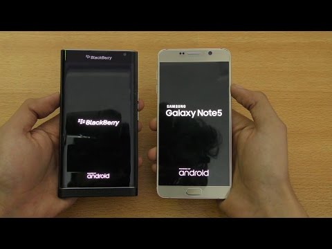 Blackberry Priv vs Samsung Galaxy Note 5 - Speed & Camera Test (4K) - UCTqMx8l2TtdZ7_1A40qrFiQ