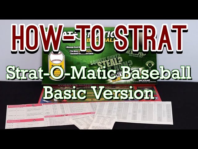 What Is Strat-O-Matic Baseball?