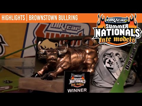 DIRTcar Summer Nationals Late Models | Brownstown Bullring | June 21, 2024 | HIGHLIGHTS - dirt track racing video image