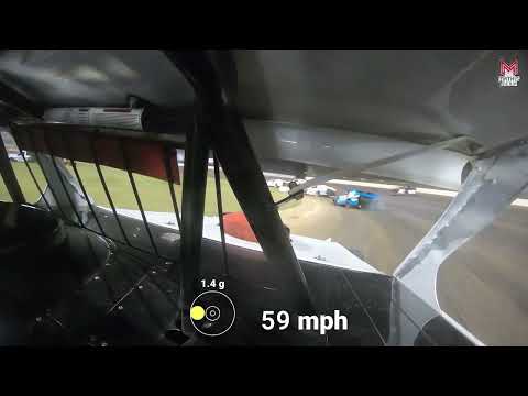 #21 Greg Scheffler - USRA Modified - 7-13-2024 Lucas Oil Speedway - In Car Camera - dirt track racing video image