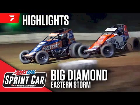 𝑯𝑰𝑮𝑯𝑳𝑰𝑮𝑯𝑻𝑺: USAC AMSOIL National Sprints | Big Diamond Speedway | USAC Eastern Storm | June 13, 2024 - dirt track racing video image