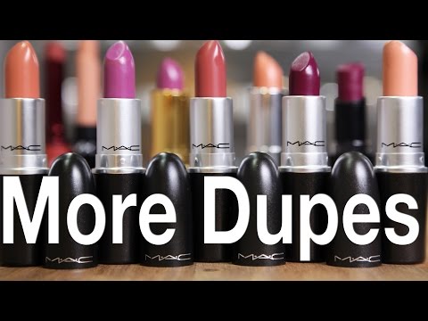 MORE DRUGSTORE DUPES | MAC LIPSTICK - UC4qk9TtGhBKCkoWz5qGJcGg