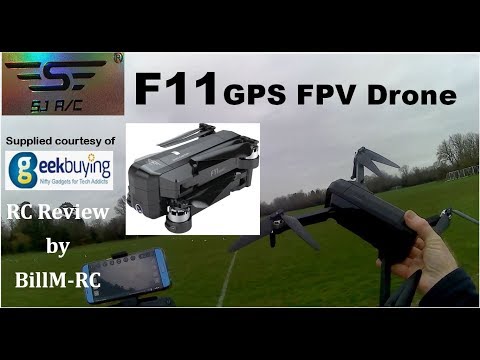 SJRC F11 review - 1080P GPS 5G WiFi FPV Foldable Brushless RC Drone 25min Flight Time RTF - UCLnkWbYHfdiwJEMBBIVFVtw