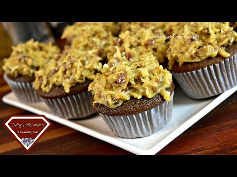 BEST EVER GERMAN CHOCOLATE CUPCAKES | IS GERMAN CHOCOLATE FROM GERMANY?