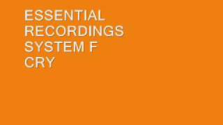 System F - Cry (Original Extended Mix)