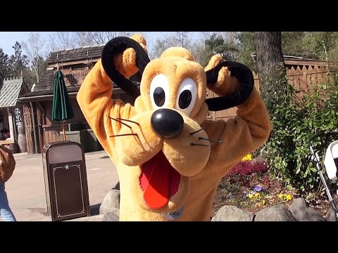 Pluto Shows Us His Mickey Mouse & Princess Leia Imitations at Disneyland Paris, Meet & Greet Fun - UCe-gHr2O_LP7t0YJYHZQZlg