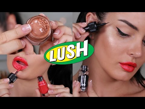 HIT or MISS?! Trying LUSH (Handmade & Ethical) Makeup! - UCLFW3EKD2My9swWH4eTLaYw