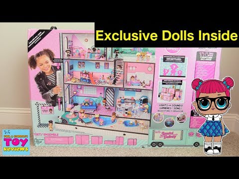 LOL Surprise Doll House Dollhouse Surprise Blind Bag Moving Truck Unboxing Review | PSToyReviews - UCZdJCx_zEqvOI7RFG-mWmuw