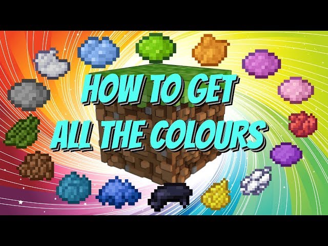 Minecraft Dye Chart: How To Make Every Color Dye In Minecraft