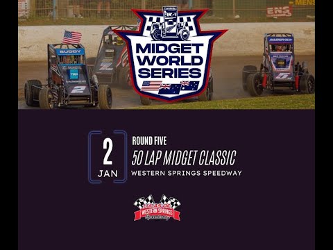 2025 50 Lap International Midgets  - Lucas Oils Western Springs Speedway - dirt track racing video image