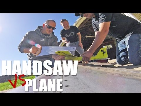 Handsaw vs Plane - CHALLENGE! | Flite Test - UC9zTuyWffK9ckEz1216noAw