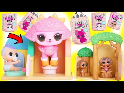 LOL Fuzzy Pets Family and Lils in Baby Toy Store | Toy Egg Videos - UCcUYGJmWfnkIyE36wss_nAw