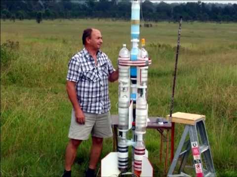 2-Stage Water Rocket flies to 810' (246m) - UCqOcPn8fVKqyxz9K0H6LQpg