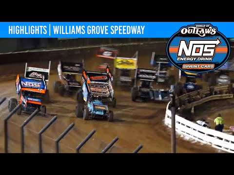 World of Outlaws NOS Energy Drink Sprint Cars Williams Grove Speedway, Sept. 30, 2022 | HIGHLIGHTS - dirt track racing video image