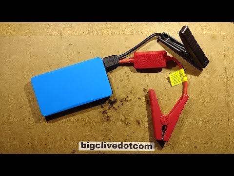 Shorting out a fully charged cheap lithium jump starter.  (It didn't end well.) - UCtM5z2gkrGRuWd0JQMx76qA