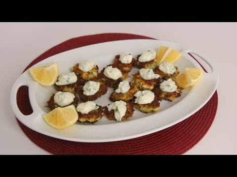 Mini Crab Cakes Recipe - Laura Vitale - Laura in the Kitchen Episode 513 - UCNbngWUqL2eqRw12yAwcICg
