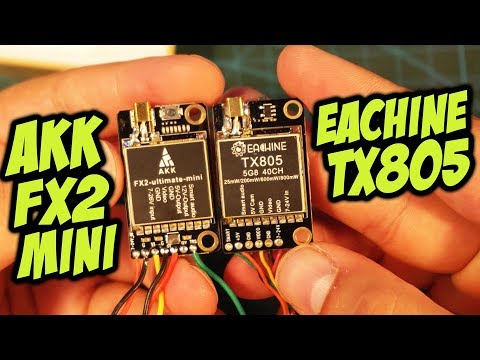 ☀ Битва титанов! Сравнение 2х дешевых передатчиков от AKK и Eachine [Akk FX2 MINI vs Eachine TX805] - UC29J5CXmsnqX7JPAzlU9yCQ