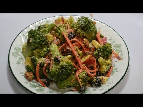 Ensalada fria con brocoli, zanahorias y manzanas. - UCIRNADSE7zTt6_MshDlnZSA