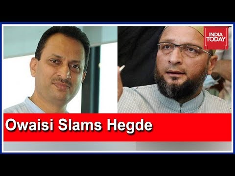 Video - WATCH Controversy | CHOPPING HANDS Remark Sparks Row, Owaisi SLAMS Minister Anant Kumar Hegde #India #Politics