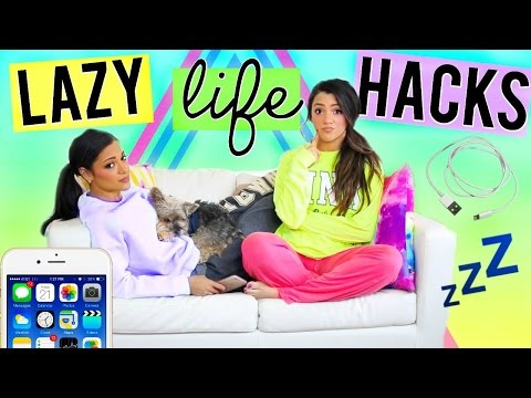 DIY Life Hacks EVERY Lazy Girl NEEDS to Know! Life Hacks for Lazy People! Niki and Gabi - UCuVHOs0H5hvAHGr8O4yIBNQ