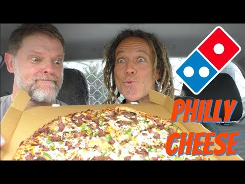 Domino's Philly Cheese Steak New Yorker Pizza Review Mukbang- Greg's Kitchen - UCGXHiIMcPZ9IQNwmJOv12dQ