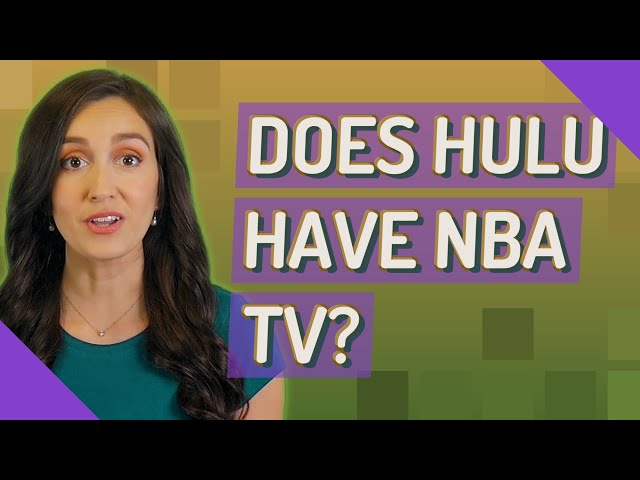 Does Hulu Have NBA TV?