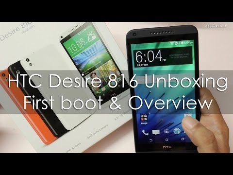 HTC Desire 816 Unboxing First Boot & Hands On Overview - UCO2WJZKQoDW4Te6NHx4KfTg