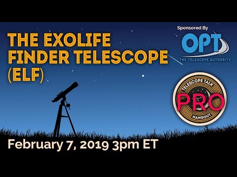 The Exolife Finder Telescope (ELF) Update - UCQkLvACGWo8IlY1-WKfPp6g