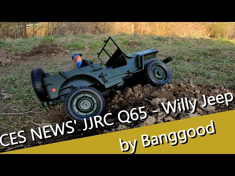 CES NEWS' JJRC Q65 2.4G 1/10 Jedi Proportional Control Crawler 4WD Off-Road RC Willy Jeeb - UCNWVhopT5VjgRdDspxW2IYQ