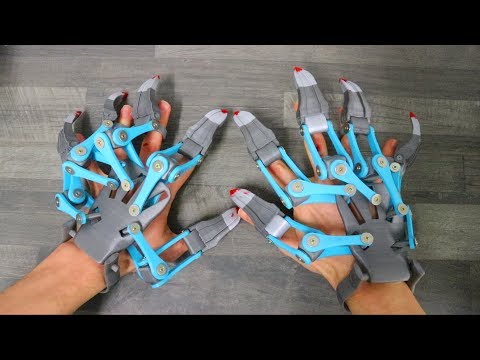 AWESOME 3D PRINTED EXOSKELETON HANDS!!! - UC873OURVczg_utAk8dXx_Uw