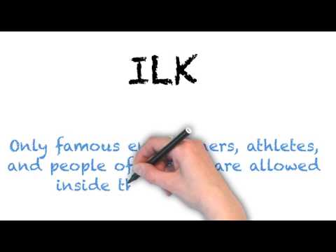 How to Pronounce 'ILK'- English Grammar
