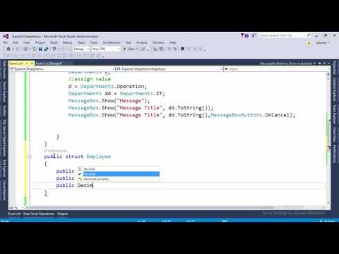 18 Struct In CSharp  (Arabic)