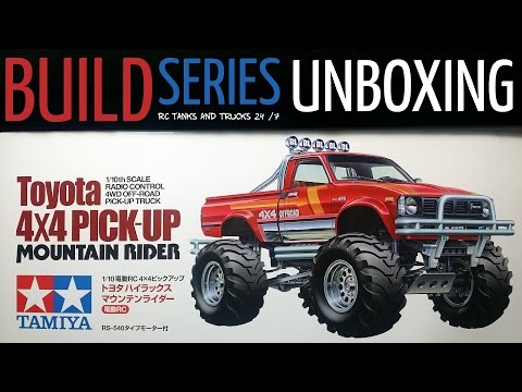 Tamiya Toyota 4X4 Pick-Up MOUNTAIN RIDER - Unboxing & First Look - UC1JRbSw-V1TgKF6JPovFfpA