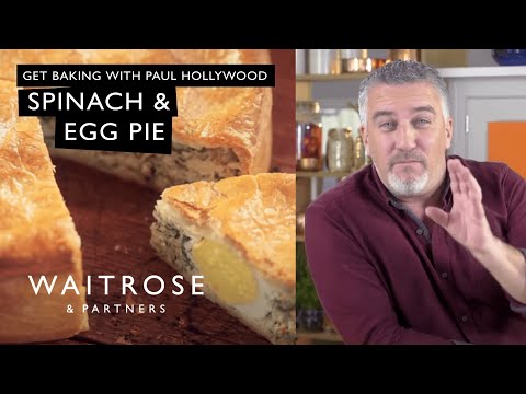 Get Baking with Paul Hollywood - Spinach and Egg Pie | Waitrose - UCFNJOpACpCFRH_Fm_66L3iw