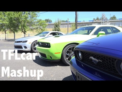 2015 Dodge Challenger R/T vs Ford Mustang GT vs Chevy Camaro SS 0-60 MPH Mashup Review - UC6S0jAvcapqJ48ZzLfva12g
