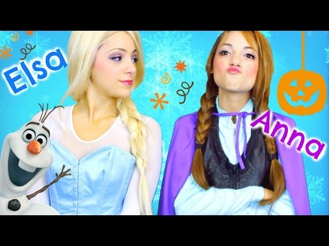 Elsa and Anna Halloween Costume: Hair, Makeup, + Outfits! - UCuVHOs0H5hvAHGr8O4yIBNQ