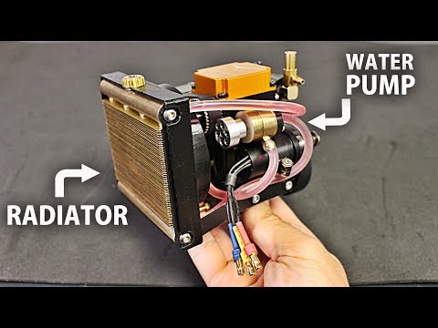 Making a Watercooling System (Radiator/ Pump) for the 4 Stroke Engine! - UCfCKUsN2HmXfjiOJc7z7xBw