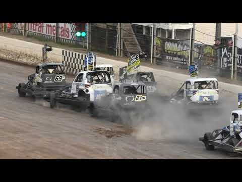 Alleycats vs Young Guns  Huntly Stockcar Teams 2024 - dirt track racing video image