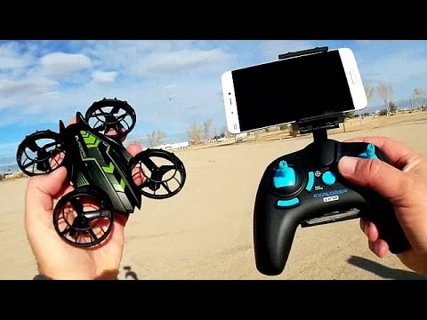 JXD 515W Invaders Micro FPV WiFi Whoop Drone Flight Test Review - UC90A4JdsSoFm1Okfu0DHTuQ